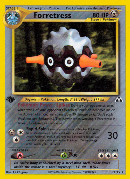 Forretress | Neo Discovery | Neo | 21/75 | New Mint | Rare