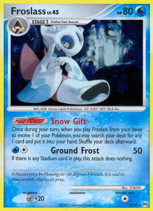 Froslass | Arceus | Platinum | 2/99 | New Mint | Rare Holo