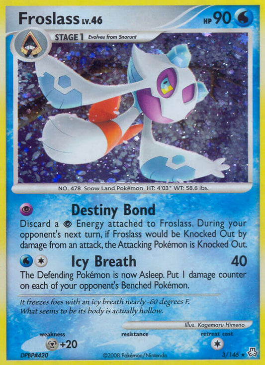 Froslass | Legends Awakened | Diamond & Pearl | 3/146 | New Mint | Rare Holo