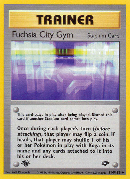 Fuchsia City Gym | Gym Challenge | Gym | 114/132 | New Mint | Uncommon