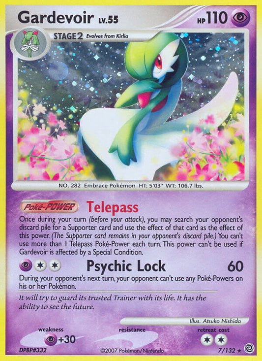 Gardevoir | Secret Wonders | Diamond & Pearl | 7/132 | New Mint | Rare Holo