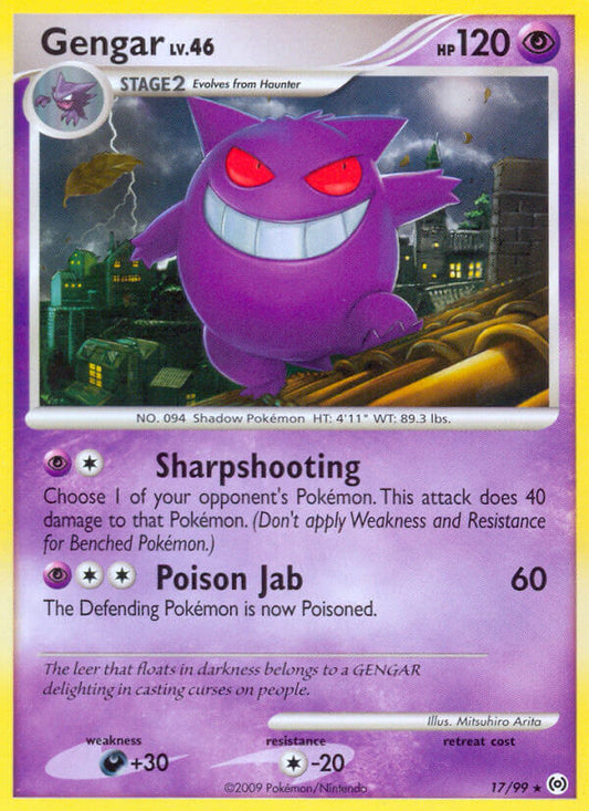 Gengar | Arceus | Platinum | 17/99 | New Mint | Rare