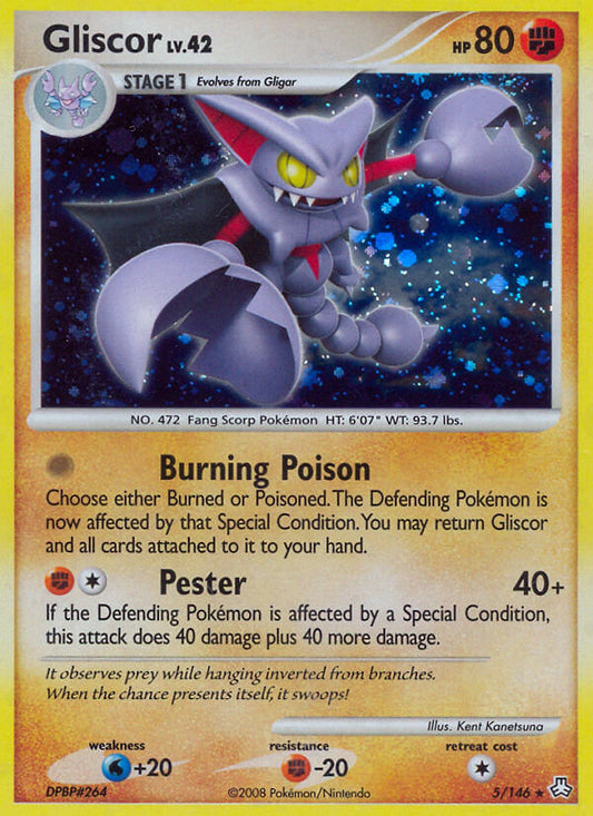 Gliscor | Legends Awakened | Diamond & Pearl | 5/146 | New Mint | Rare Holo