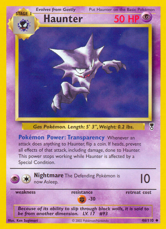 Haunter | Legendary Collection | Other | 46/110 | New Mint | Uncommon