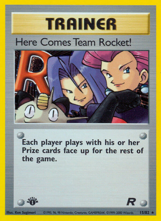 Here Comes Team Rocket! | Team Rocket | Classic | 15/82 | New Mint | Rare Holo