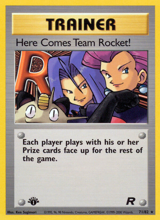 Here Comes Team Rocket! | Team Rocket | Classic | 71/82 | New Mint | Rare