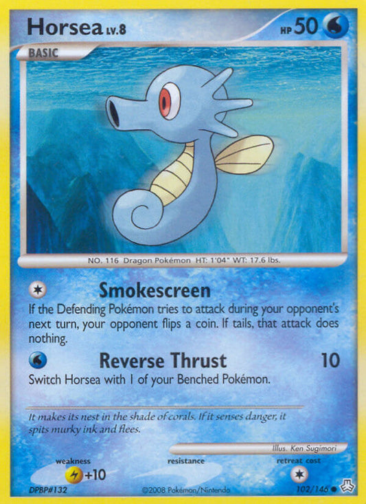 Horsea | Legends Awakened | Diamond & Pearl | 102/146 | New Mint | Common
