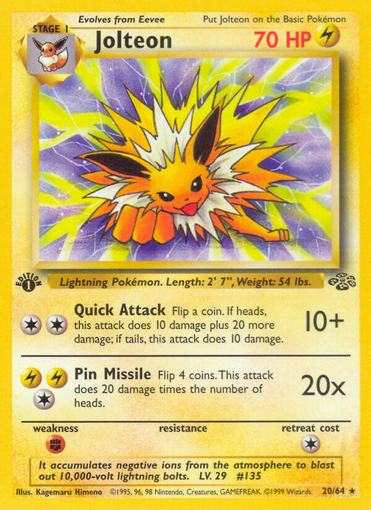 Jolteon | Jungle | Classic | 20/64 | New Mint | Rare