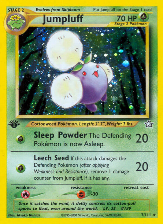Jumpluff | Neo Genesis | Neo | 7/111 | New Mint | Rare Holo