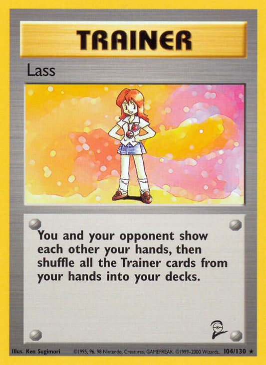 Lass | Base Set 2 | Classic | 104/130 | New Mint | Rare