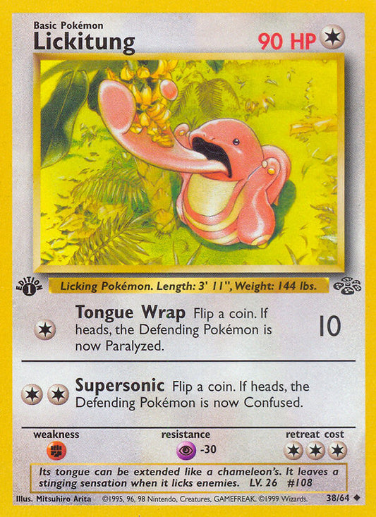 Lickitung | Jungle | Classic | 38/64 | New Mint | Uncommon