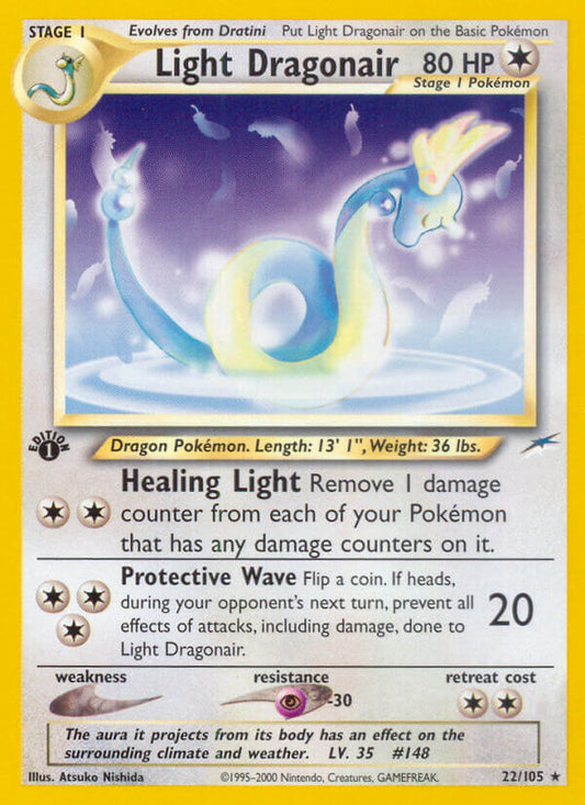 Light Dragonair | Neo Destiny | Neo | 22/105 | New Mint | Rare