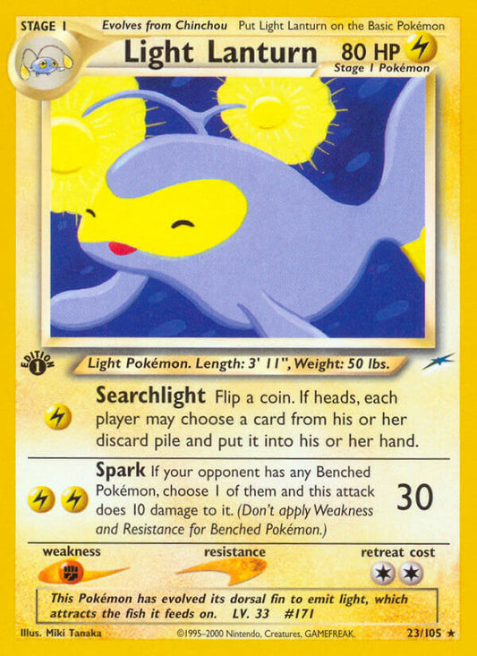 Light Lanturn | Neo Destiny | Neo | 23/105 | New Mint | Rare