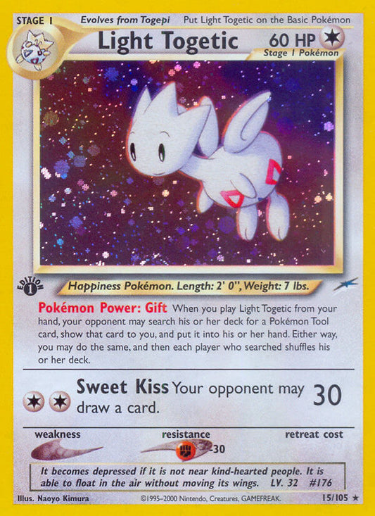 Light Togetic | Neo Destiny | Neo | 15/105 | New Mint | Rare Holo