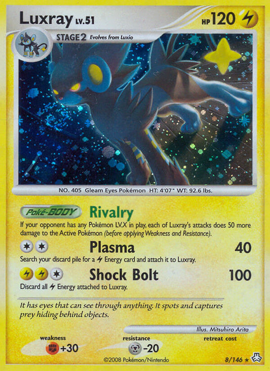 Luxray | Legends Awakened | Diamond & Pearl | 8/146 | New Mint | Rare Holo
