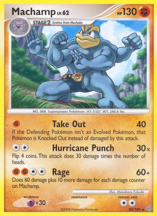 Machamp | Stormfront | Diamond & Pearl | 20/100 | New Mint | Rare