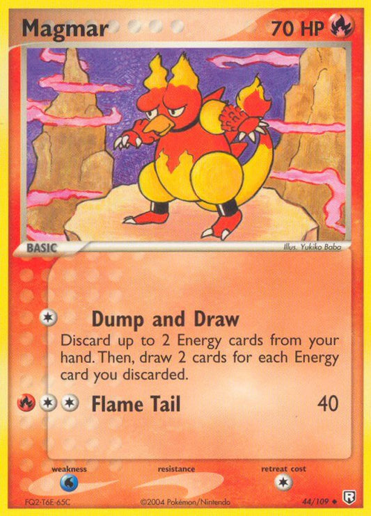 Magmar | Team Rocket Returns | EX | 44/109 | New Mint | Uncommon
