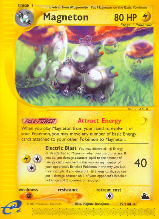 Magneton | Skyridge | E-Card | 19/144 | New Mint | Rare
