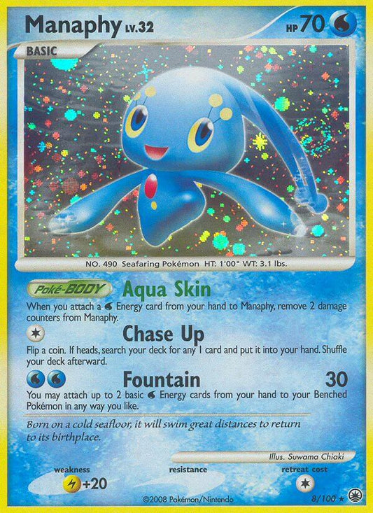 Manaphy | Majestic Dawn | Diamond & Pearl | 8/100 | New Mint | Rare Holo