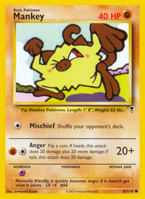 Mankey | Legendary Collection | Other | 81/110 | New Mint | Common