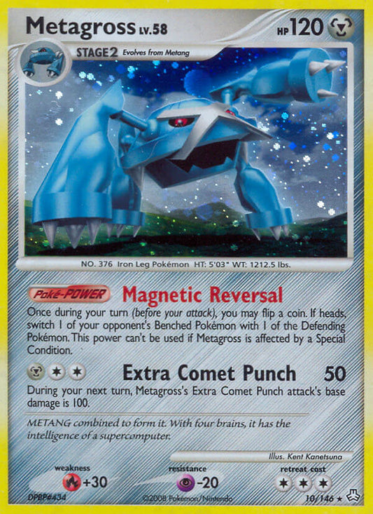 Metagross | Legends Awakened | Diamond & Pearl | 10/146 | New Mint | Rare Holo