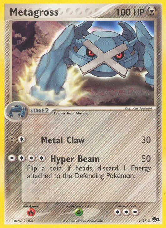 Metagross | POP Series 1 | EX | 2/17 | New Mint | Rare