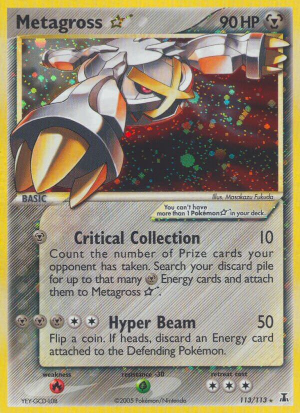 Metagross Star | Delta Species | EX | 113/113 | New Mint | Rare Holo Star