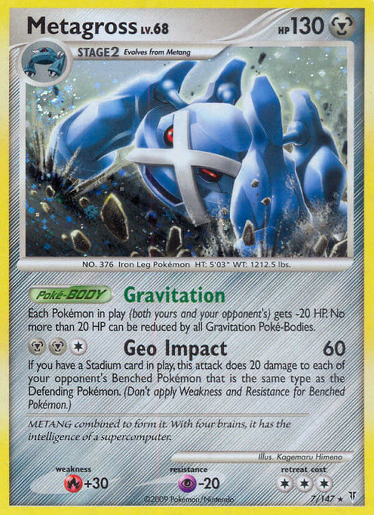 Metagross | Supreme Victors | Platinum | 7/147 | New Mint | Rare Holo