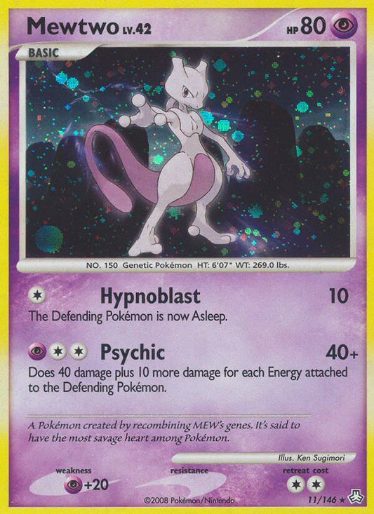 Mewtwo | Legends Awakened | Diamond & Pearl | 11/146 | New Mint | Rare Holo