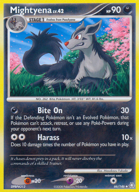 Mightyena | Legends Awakened | Diamond & Pearl | 66/146 | New Mint | Uncommon
