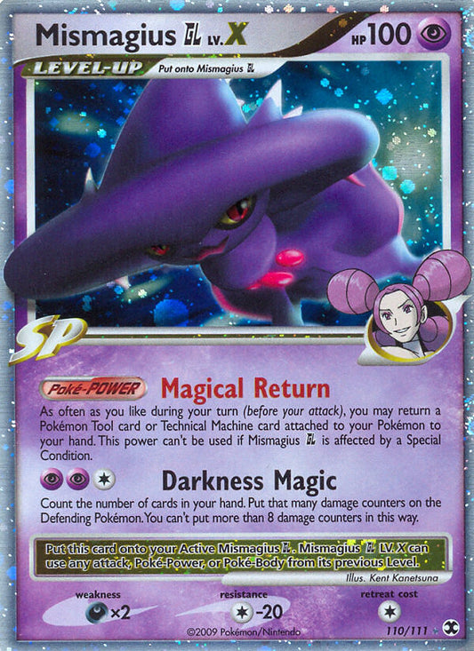 Mismagius GL LV.X | Rising Rivals | Platinum | 110/111 | New Mint | Rare Holo LV.X