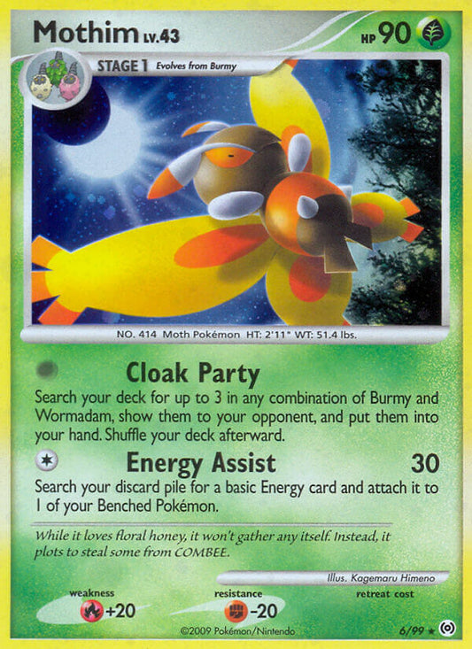 Mothim | Arceus | Platinum | 6/99 | New Mint | Rare Holo
