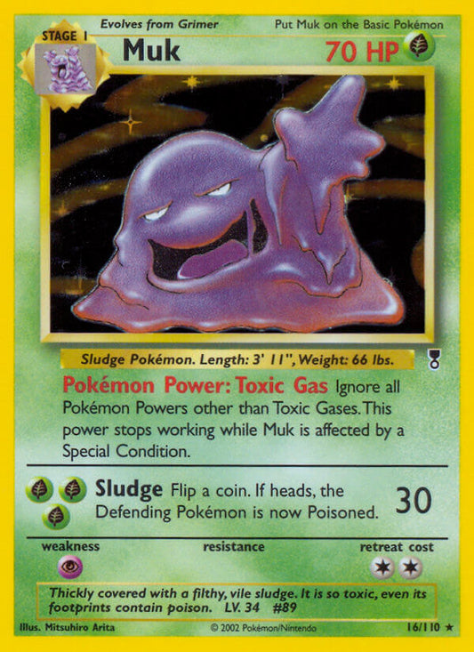 Muk | Legendary Collection | Other | 16/110 | New Mint | Rare Holo