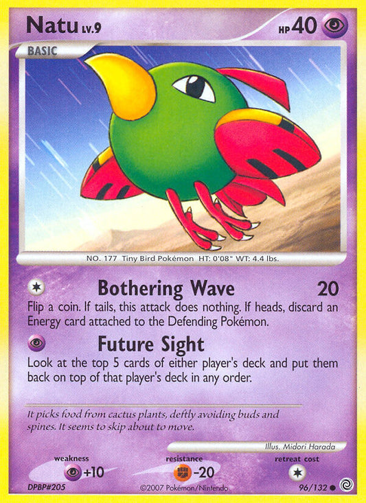 Natu | Secret Wonders | Diamond & Pearl | 96/132 | New Mint | Common