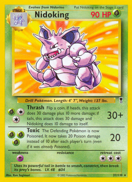 Nidoking | Legendary Collection | Other | 31/110 | New Mint | Rare