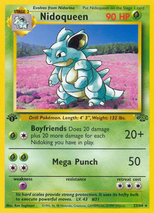 Nidoqueen | Jungle | Classic | 23/64 | New Mint | Rare