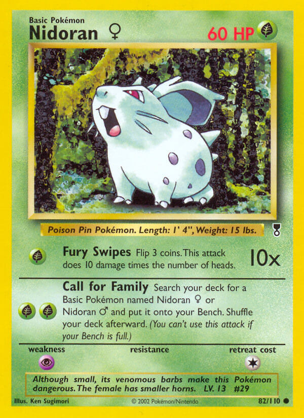 Nidoran Female | Legendary Collection | Other | 82/110 | New Mint | Common