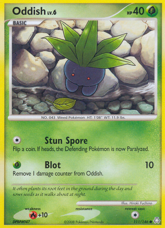 Oddish | Legends Awakened | Diamond & Pearl | 111/146 | New Mint | Common