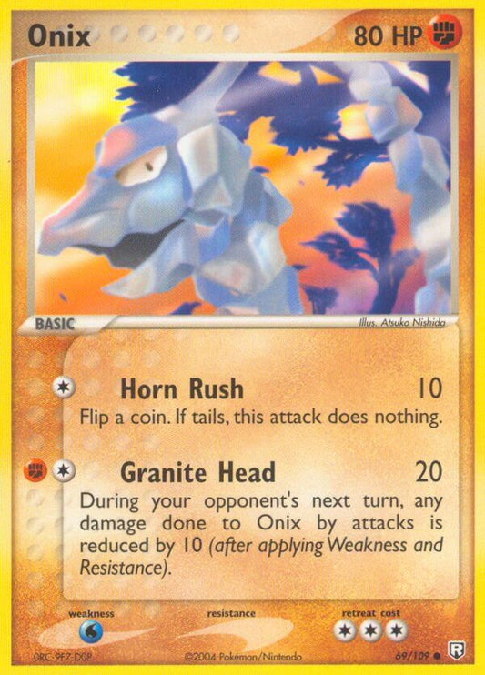 Onix | Team Rocket Returns | EX | 69/109 | New Mint | Common
