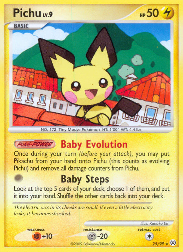 Pichu | Arceus | Platinum | 25/99 | New Mint | Rare