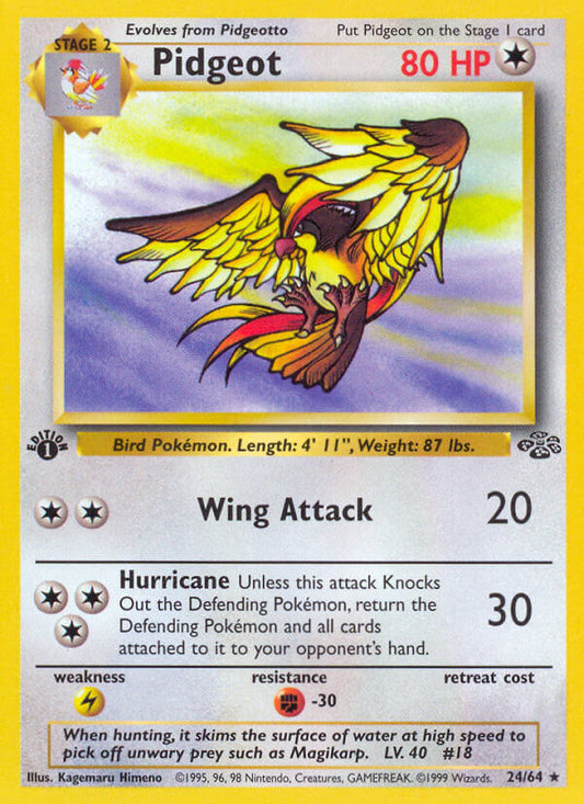 Pidgeot | Jungle | Classic | 24/64 | New Mint | Rare