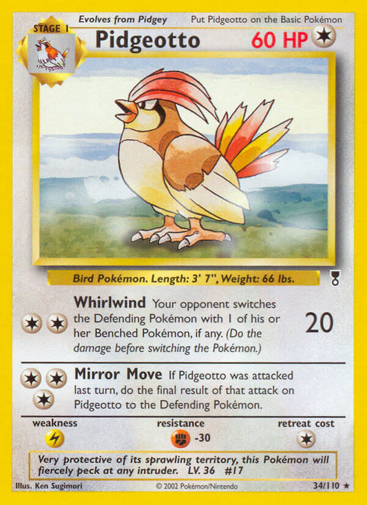 Pidgeotto | Legendary Collection | Other | 34/110 | New Mint | Rare