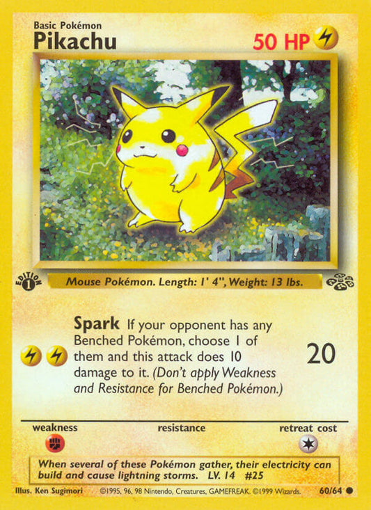 Pikachu | Jungle | Classic | 60/64 | New Mint | Common