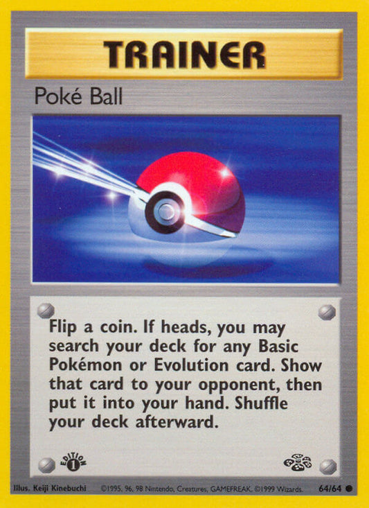 Poké Ball | Jungle | Classic | 64/64 | New Mint | Common