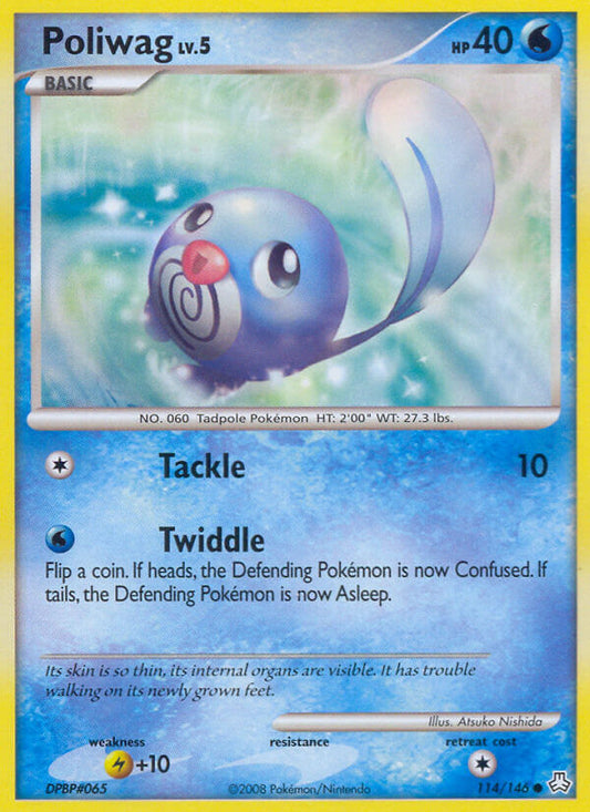Poliwag | Legends Awakened | Diamond & Pearl | 114/146 | New Mint | Common