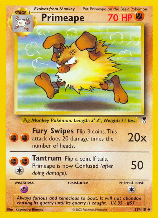 Primeape | Legendary Collection | Other | 59/110 | New Mint | Uncommon