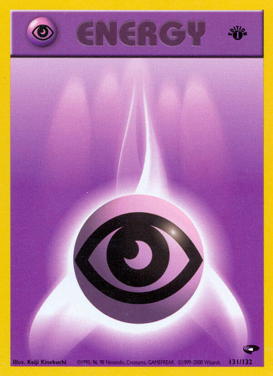 Psychic Energy | Gym Challenge | Gym | 131/132 | New Mint | No Rarity