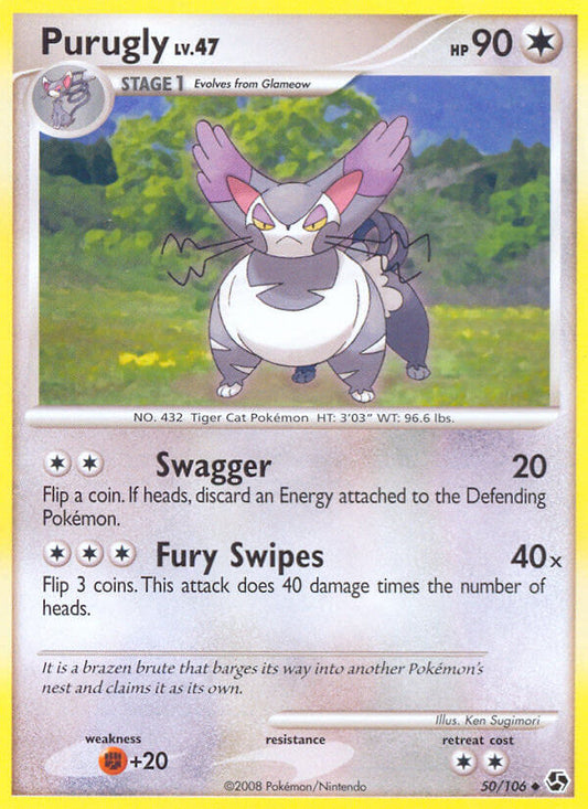 Purugly | Great Encounters | Diamond & Pearl | 50/106 | New Mint | Uncommon