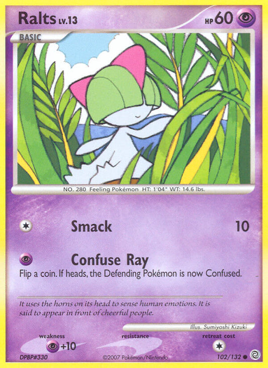 Ralts | Secret Wonders | Diamond & Pearl | 102/132 | New Mint | Common