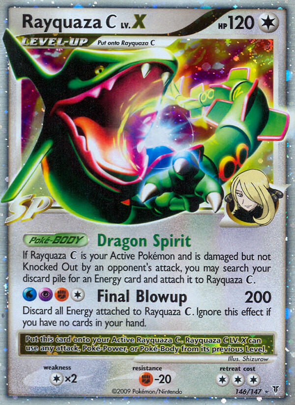 Rayquaza C LV.X | Supreme Victors | Platinum | 146/147 | New Mint | Rare Holo LV.X